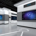 Exhibition Hall Technology Exhibition Hall Enterprise Exhibition Hall Product Display Haier Exhibition Hall 3d model