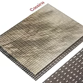 Cassina Square Rug With Woven Texture And Neutral Tones Modern Design