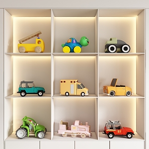 Children's toy car 3d model