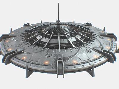 UFO flying saucer spaceship alien spaceship 3d model