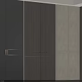 Modern Wardrobe Doors With Sleek Panel Design And Contemporary Handle Details