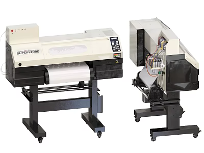 Large format inkjet printer inkjet printer color printer printer desktop printer large printer printing machine printing and copying all-in-one machine 3d model