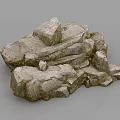 Natural Stone And Wood Decorative Pieces With Rustic Texture And Design