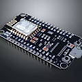 Advanced Electronic Development Board With Integrated Chip Pins And Components