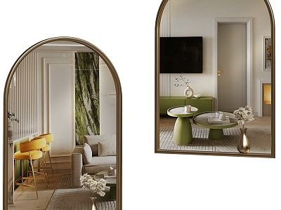 GHIDINI1961 decorative mirror 3d model