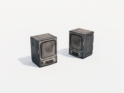 Antique Audio Old Objects 3d model