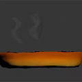 Steaming Juicy Purple Grapes Served in Orange Bowl on Dark Background