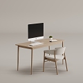 Nordic Desk Chair 3d model