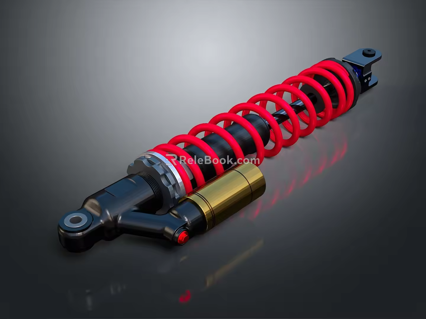 Shock absorber buffer spring tools hardware tools processing tools furniture realism 3d model