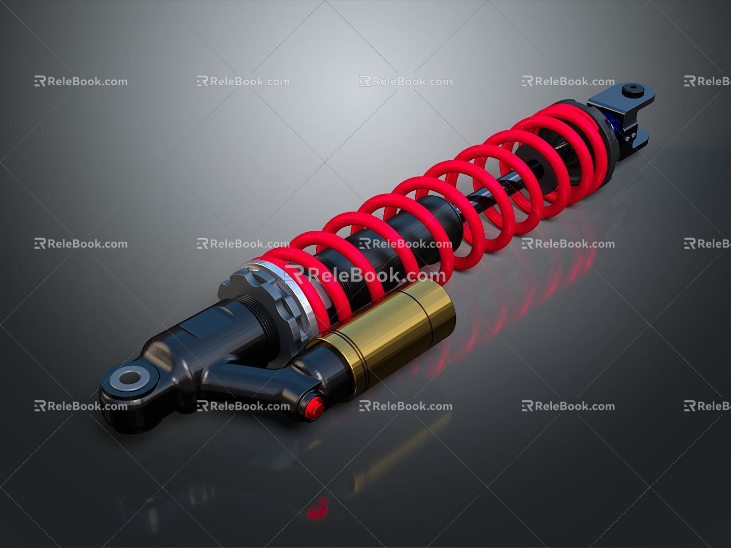 Shock absorber buffer spring tools hardware tools processing tools furniture realism 3d model