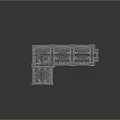 Elaborate Detailed Classical Architectural Model Featuring Multilevel Windows Spires And Decorative Structures