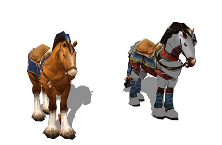 Modern horse saddle 3d model