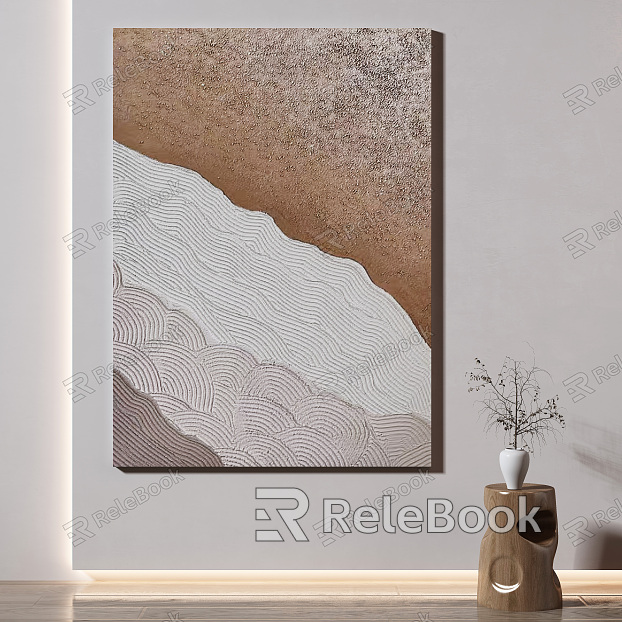 Modern abstract painting decorative painting model