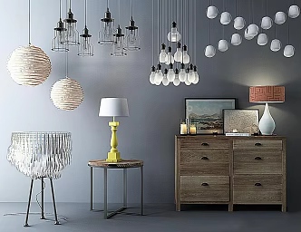 Lamp combination 3d model
