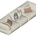 Modern Multiplayer Sofa 3d model