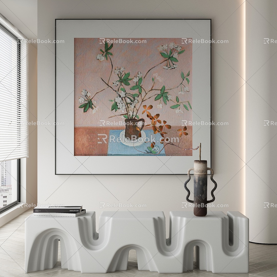 modern decorative painting 3d model