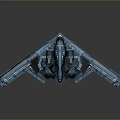 Advanced Cosmic Spacecraft Structure Design With Futuristic Blue Geometric Details