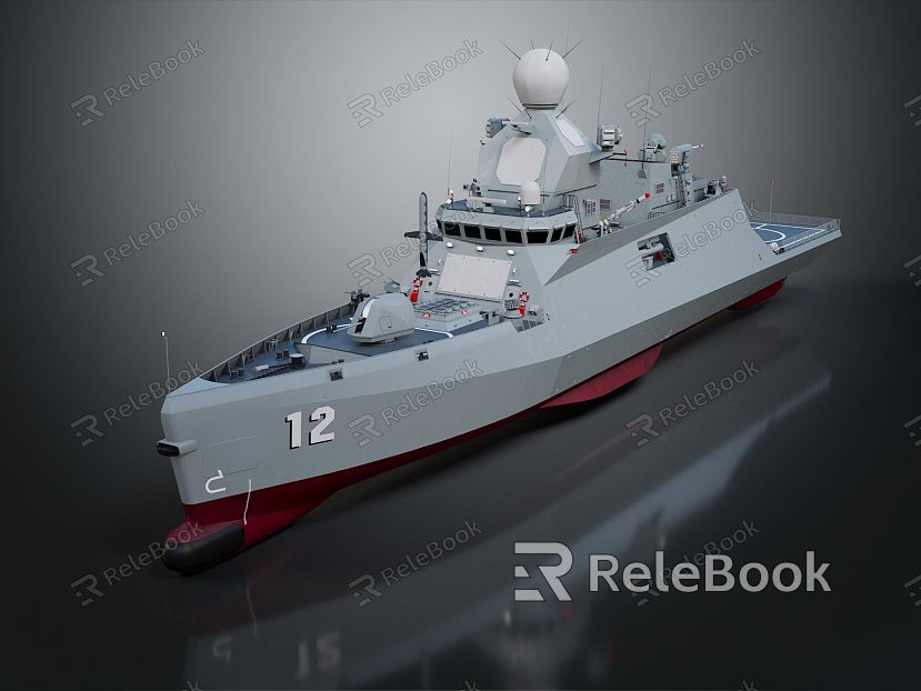 modern warship model