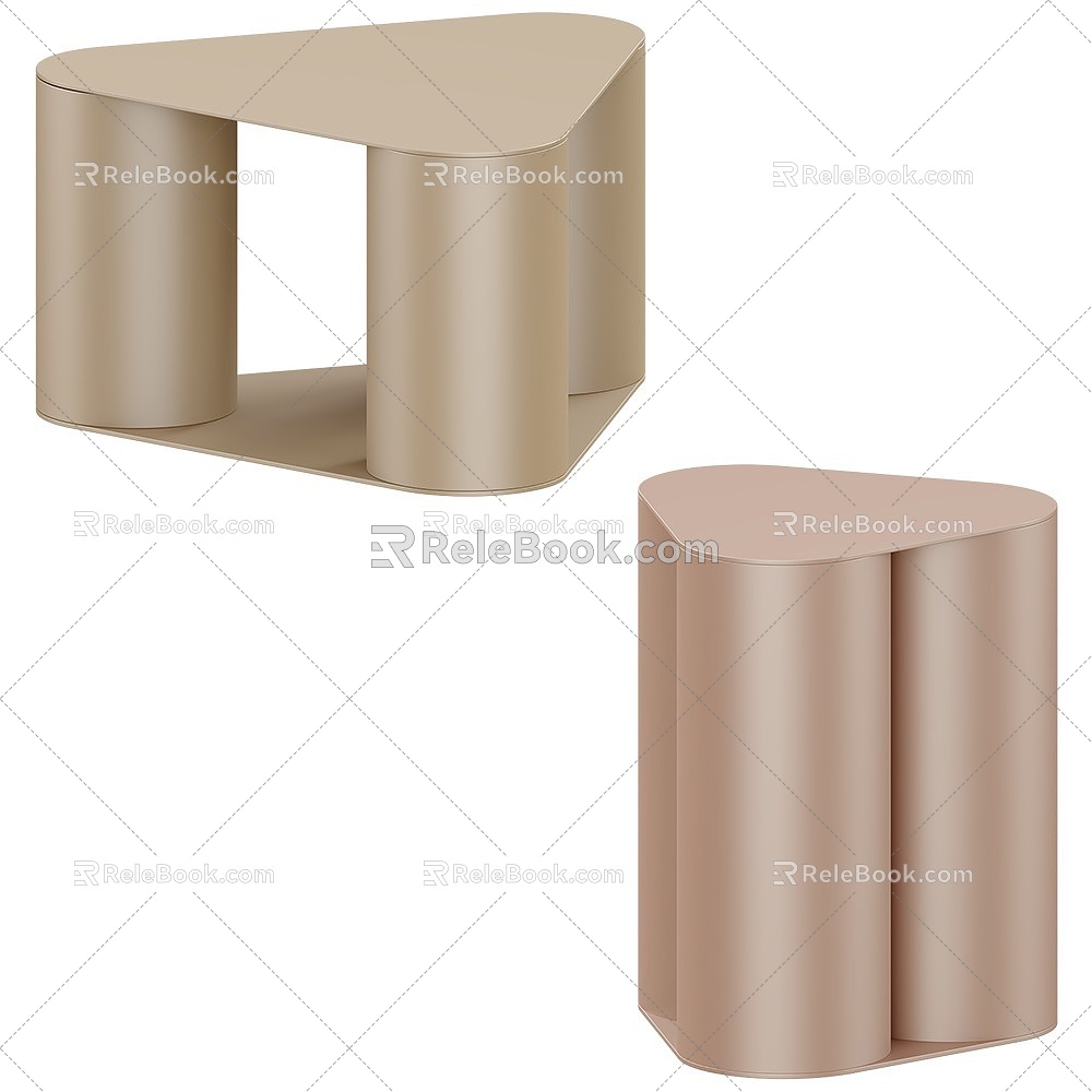 Tres Art Side Table Coffee Table 3d model