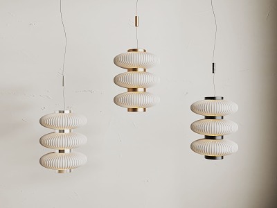 Modern chandelier 3d model