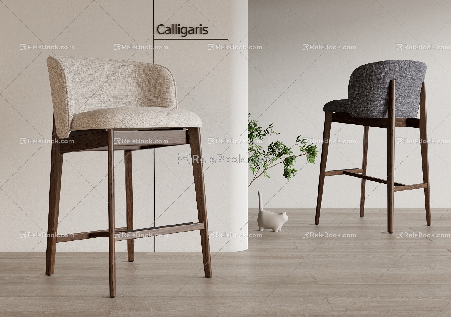 Bar Chair Bar Stool High Stool 3d model