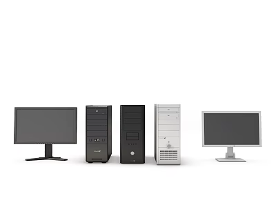 Computer 3d model Computer 3d model