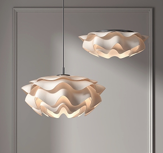 Modern lamp combination art chandelier ceiling lamp 3d model