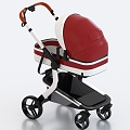 Baby Stroller Baby Stroller Stroller Trolley Cradle Children's Products 3d model