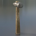 Practical Hardware Tool Hammer With Metal Head And Wooden Handle For DIY Tasks