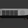 Projection Monitoring Projector Device With Sleek White Design And Surveillance Features