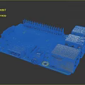 Single Board Computer With Green Circuit Board USB Ports HDMI Port GPIO Pins And Microchip