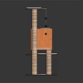 Multi Tiered Wooden Shelving Unit With Scratching Posts White Platforms And Cat Condo Design