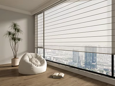 Shangri-La blinds venetian blinds pull sofa 3d model
