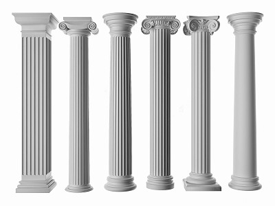 Jane's Roman Column 3d model