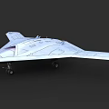Modern Stealth Fighter Jet with Aerodynamic Design and 3D Rendering Details