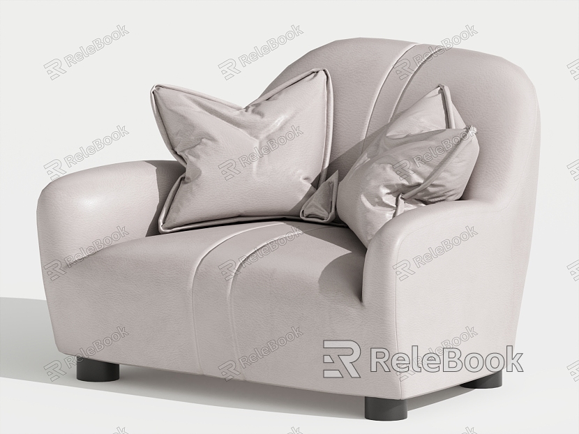 Modern Single Sofa Single Leisure Chair model