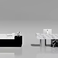 Company Simple Front Desk Beauty Salon Front Desk 3d model