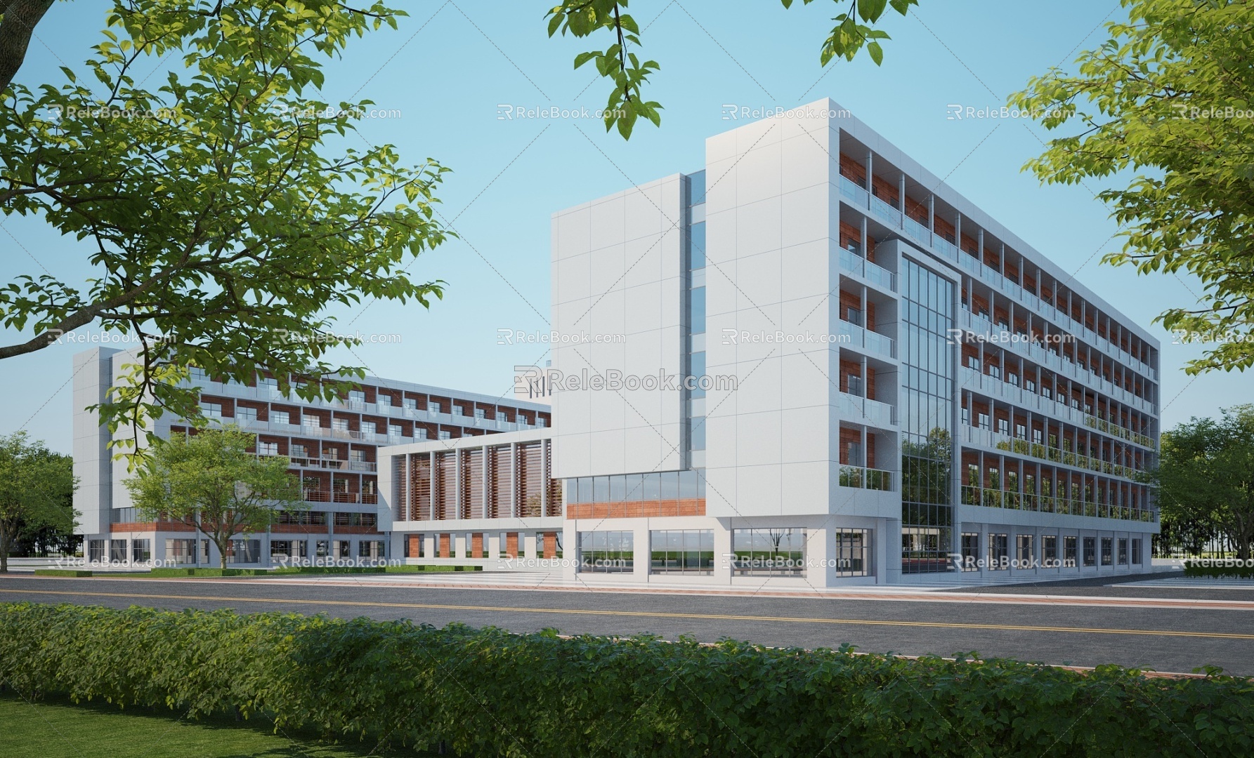 Building Office Building 3d model