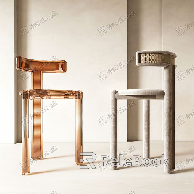 Modern single chair model