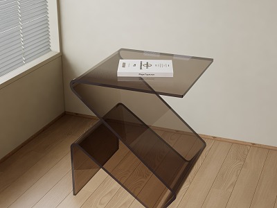 Acrylic side table model