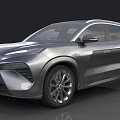Silver Modern SUV With Sleek Body Design Stylish Front Fascia And Alloy Wheels
