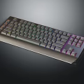 RGB Backlit Mechanical Keyboard With Full Size Layout And Aluminum Frame