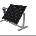Public Solar Panel Facility With Stand Mounted Design For Outdoor Energy Supply 3d model