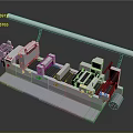 Automatic Industrial Roll Processing Machine With Precision Rollers And Control Panel