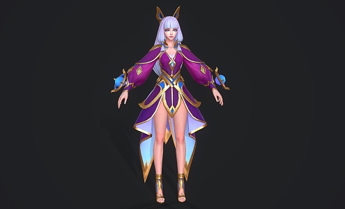 Game Characters Anime Characters 3d model