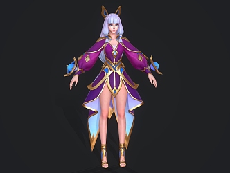 Game Characters Anime Characters 3d model