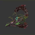 Intricate Mechanical Device With Geared Rings Metallic Components And Industrial Design In 3D Render