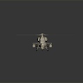 helicopter gunship helicopter gunship combat helicopter 3d model