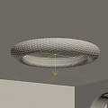 Modern Round Textured Ceiling Light With Soft Illumination For Interior Space