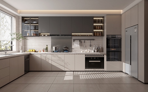 Modern Kitchen 3d model